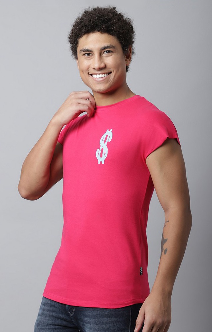 Mens top cap sleeve