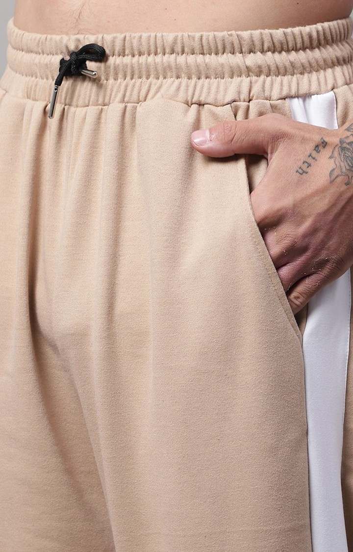 Women's  Beige Wide Leg Jogger