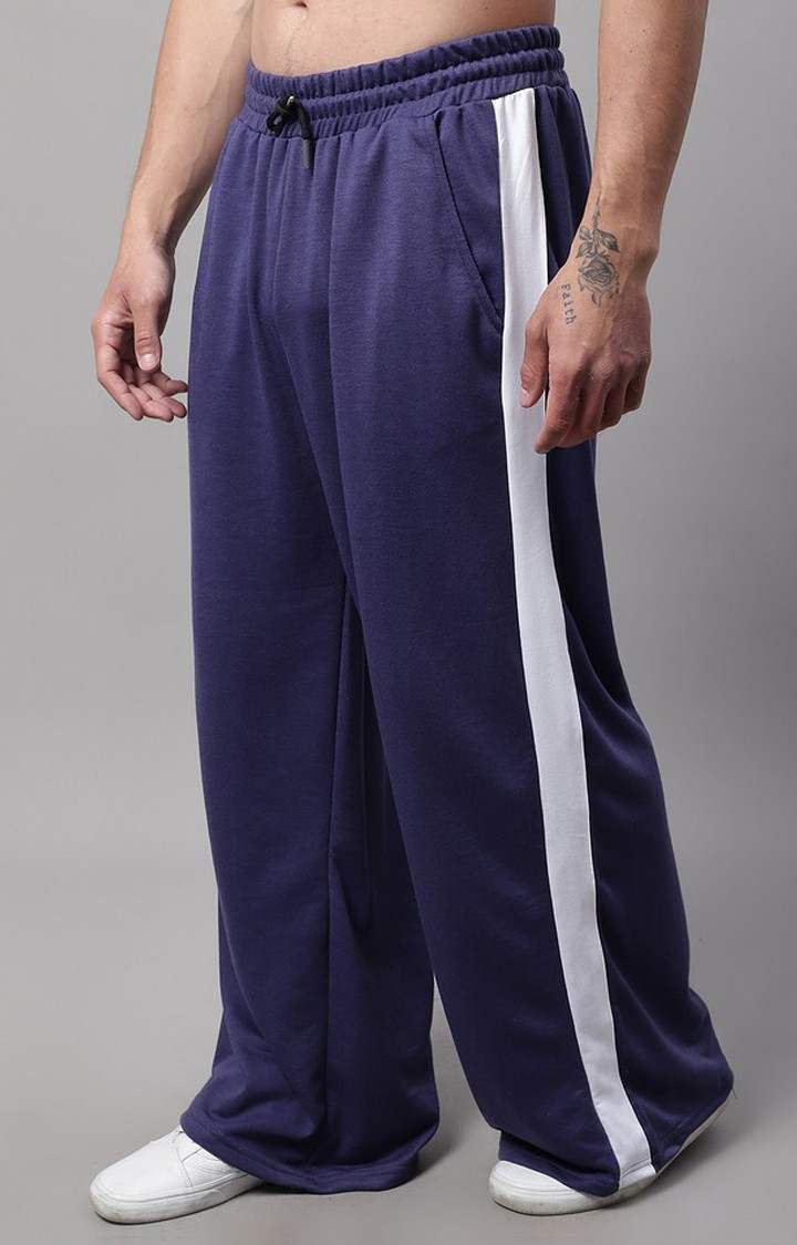 Women's  Navy Wide Leg Jogger