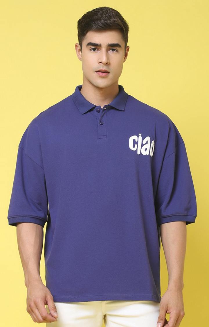 Men's Take Care Of Yourself Oversize Polo T-shirt