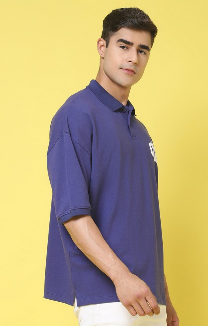 Men's Take Care Of Yourself Oversize Polo T-shirt