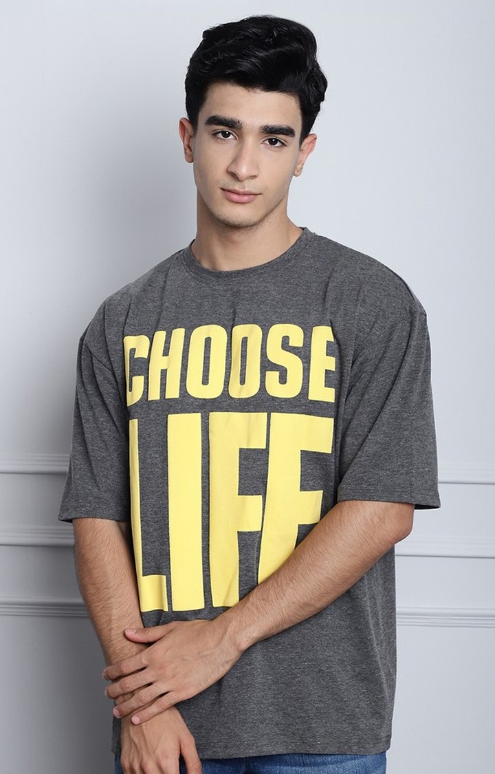 Men's  Choose Life Premium Oversize Tshirt