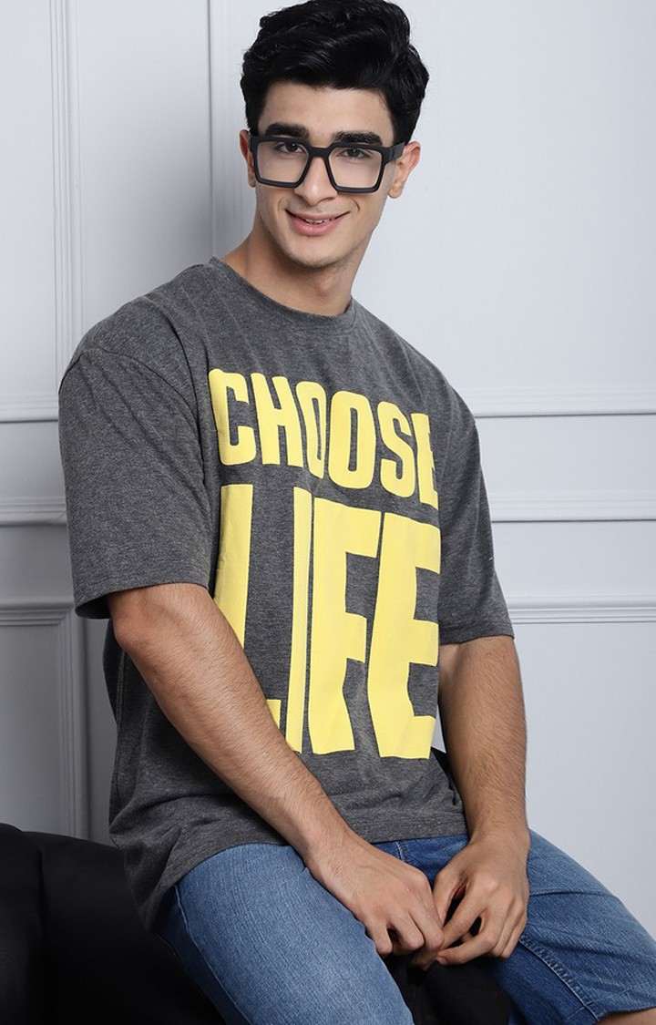 Men's  Choose Life Premium Oversize Tshirt