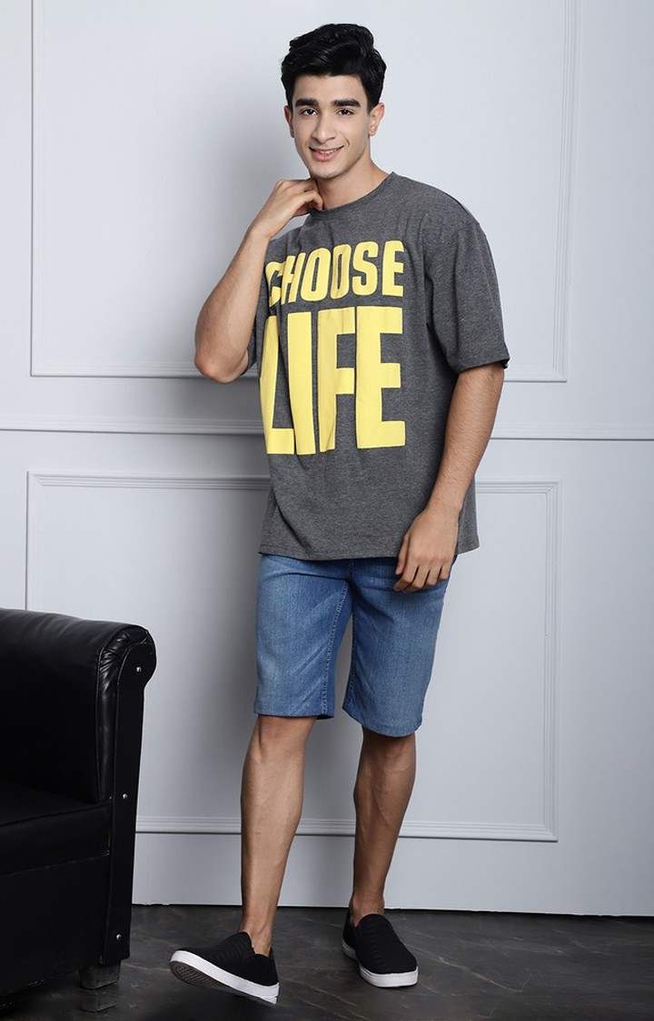 Men's  Choose Life Premium Oversize Tshirt