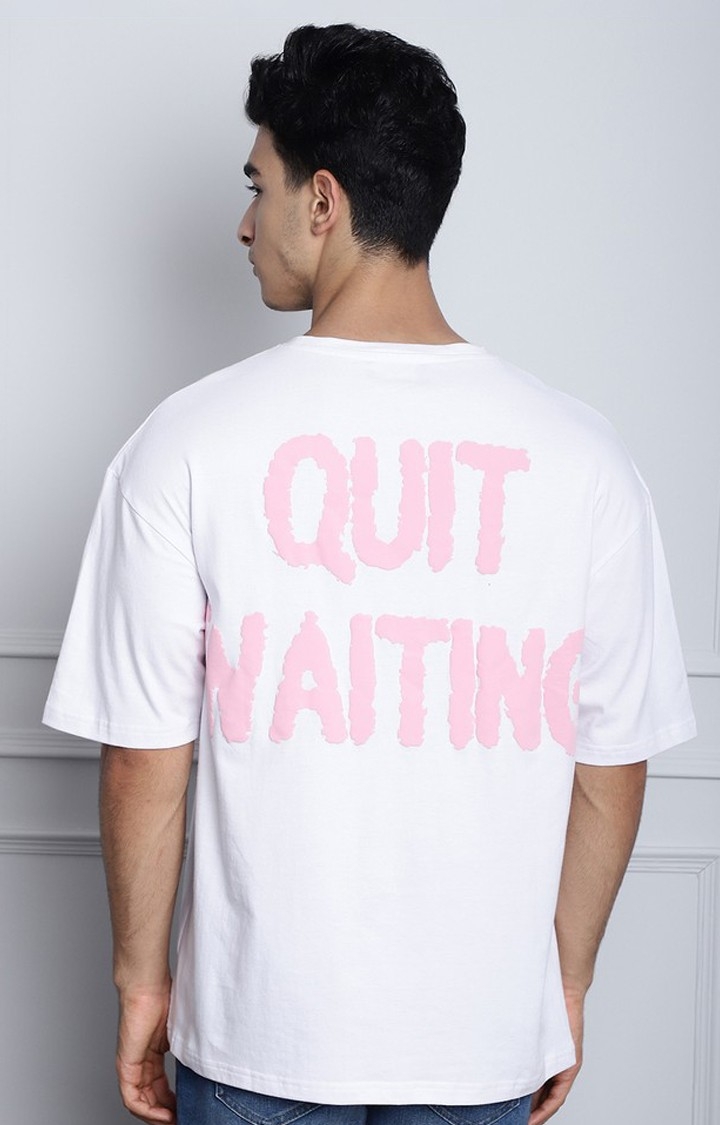 Men's  Quit Waiting Premium Oversize Tshirt