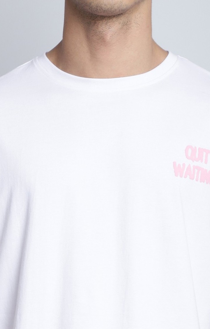 Men's  Quit Waiting Premium Oversize Tshirt