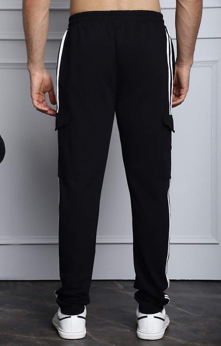 Men's Regular Black Jogger With Pocket
