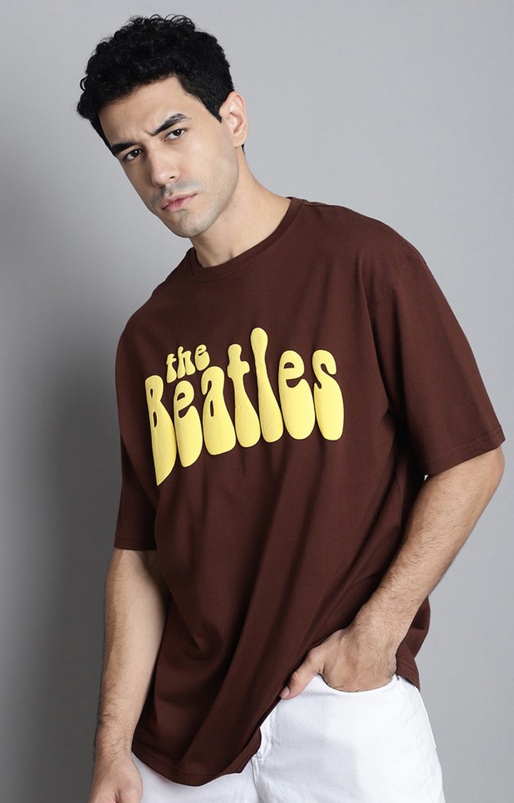 Men's  Beatles Premium Oversized Tshirt