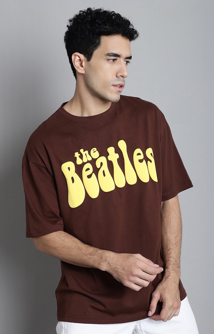 Men's  Beatles Premium Oversized Tshirt