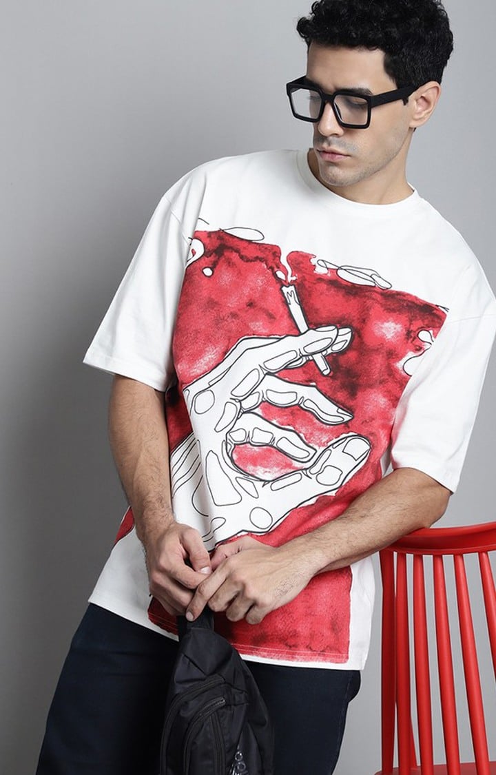 Men's  Smoking Is Injurious Premium Oversize Tshirt