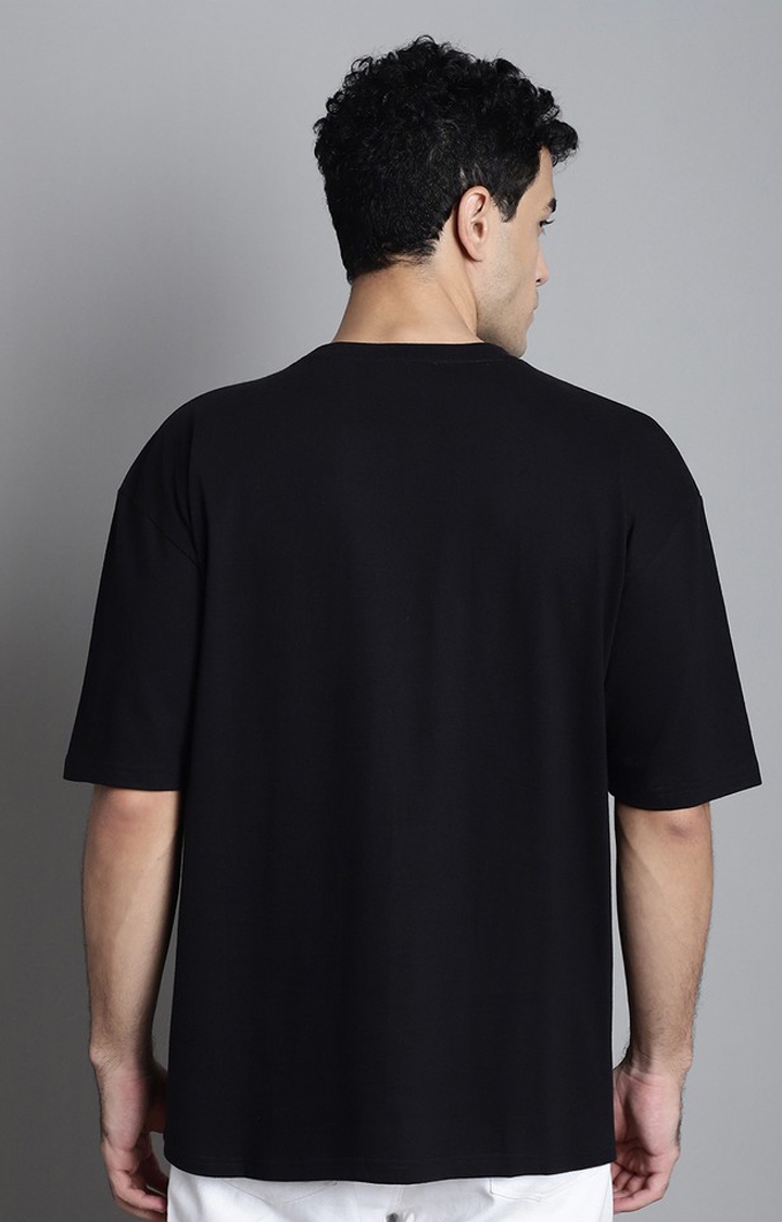 Men's  Clubbing Premium Black Oversize Tshirt