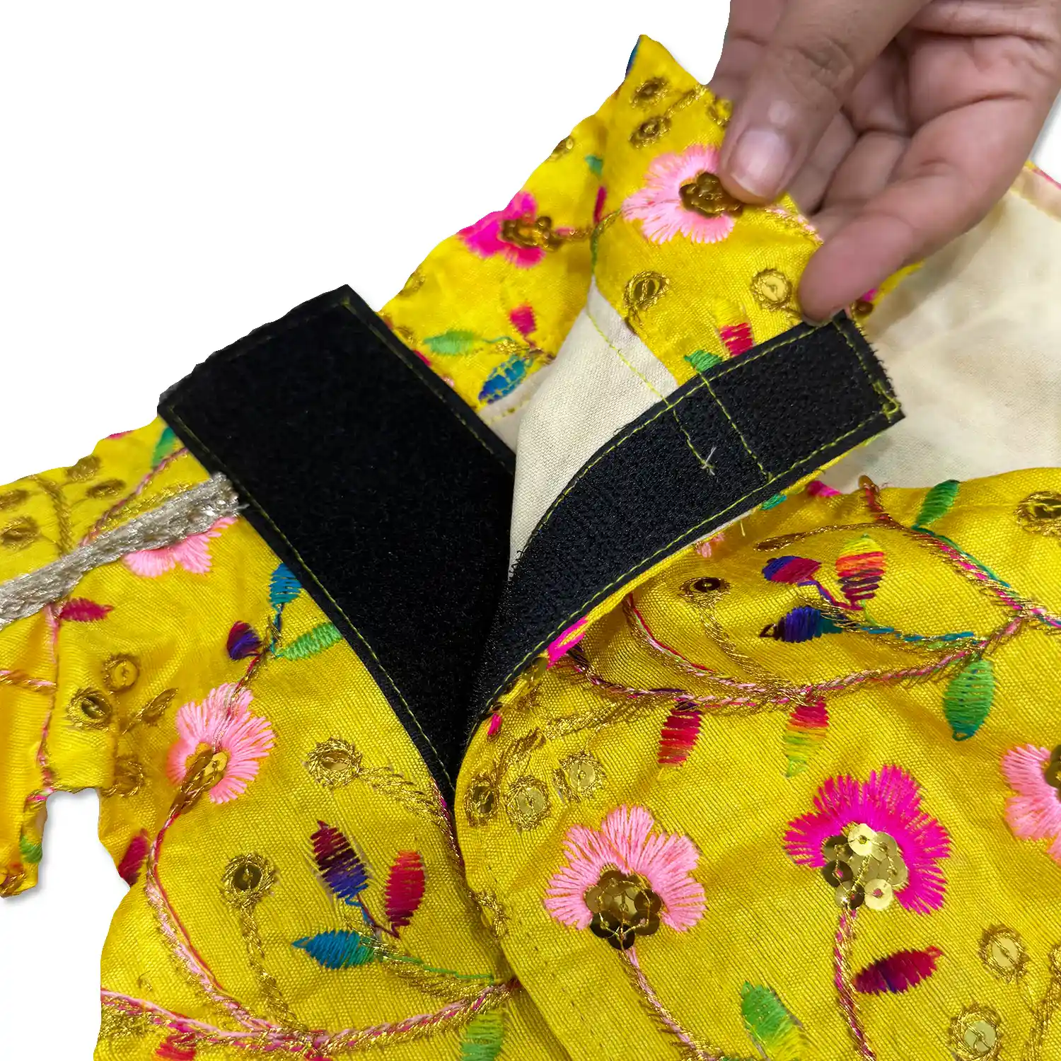 PawsIndia Traditional Marigold Yellow  Prince Kurta for Cats & Dogs