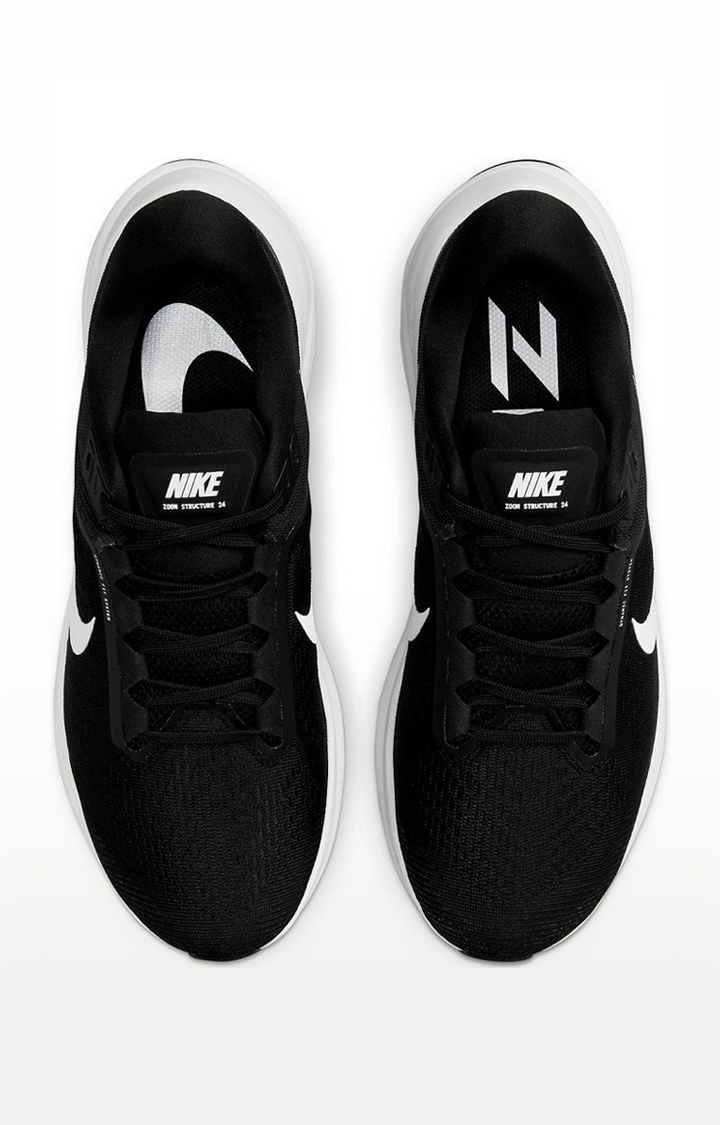 Nike | Nike Black Air Zoom Structure 24 Running Shoe 2
