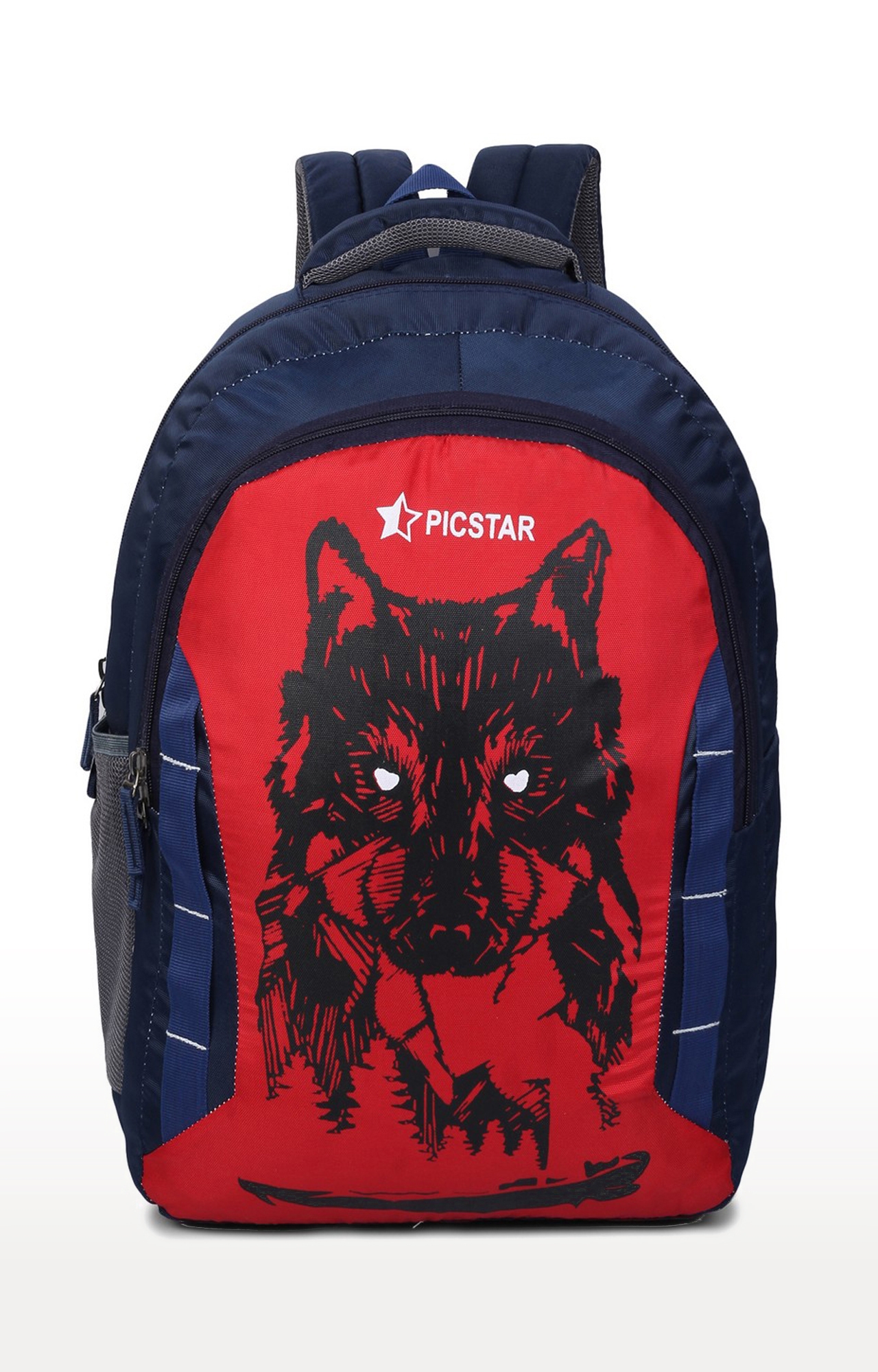 Picstar | Picstar Daredevil 35 L Navy And Red Backpack 0