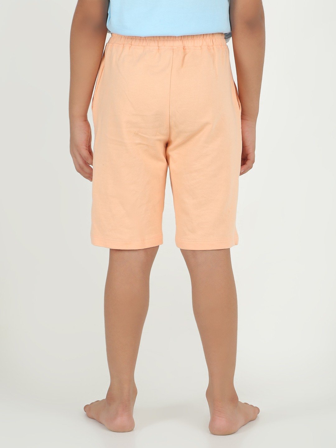 Boys 1 piece printed short - Peach