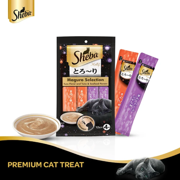 Sheba Melty Premium Maguro Selection Cat Treat- 48 g (4 Sachets)