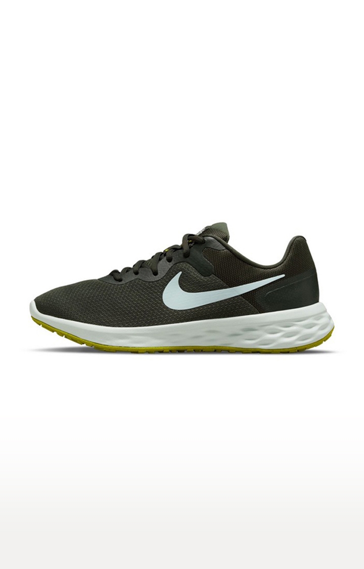 Nike | Men's Green Mesh Running Shoes 1