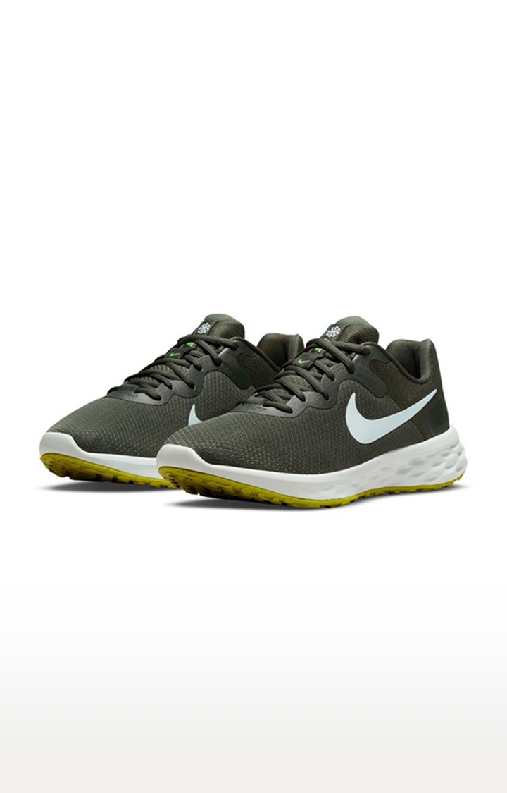 Nike | Men's Green Mesh Running Shoes 0