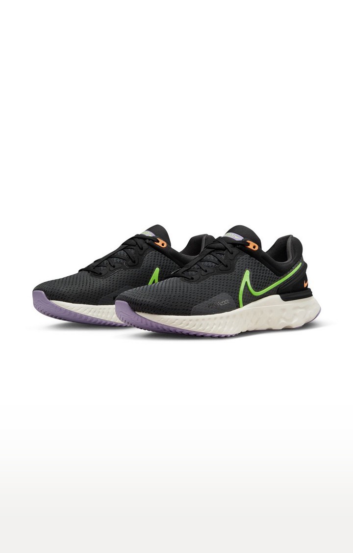 Men's Black Mesh Running Shoes