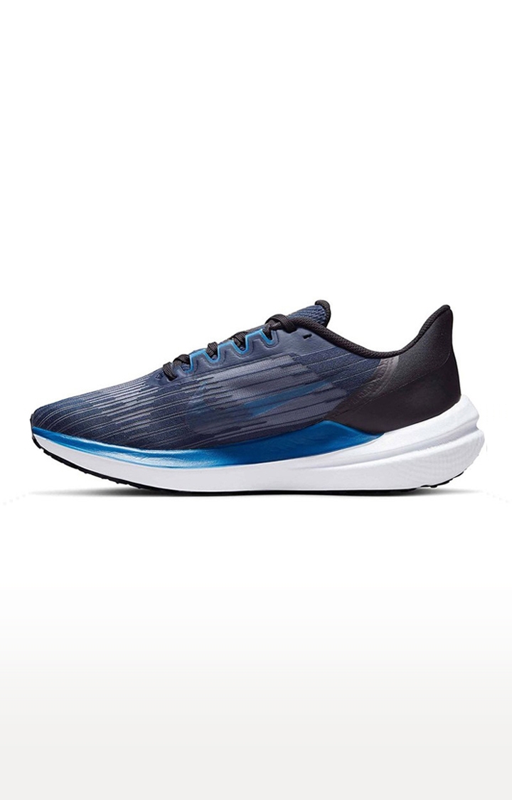 Nike | Men's Blue Mesh Running Shoes 1