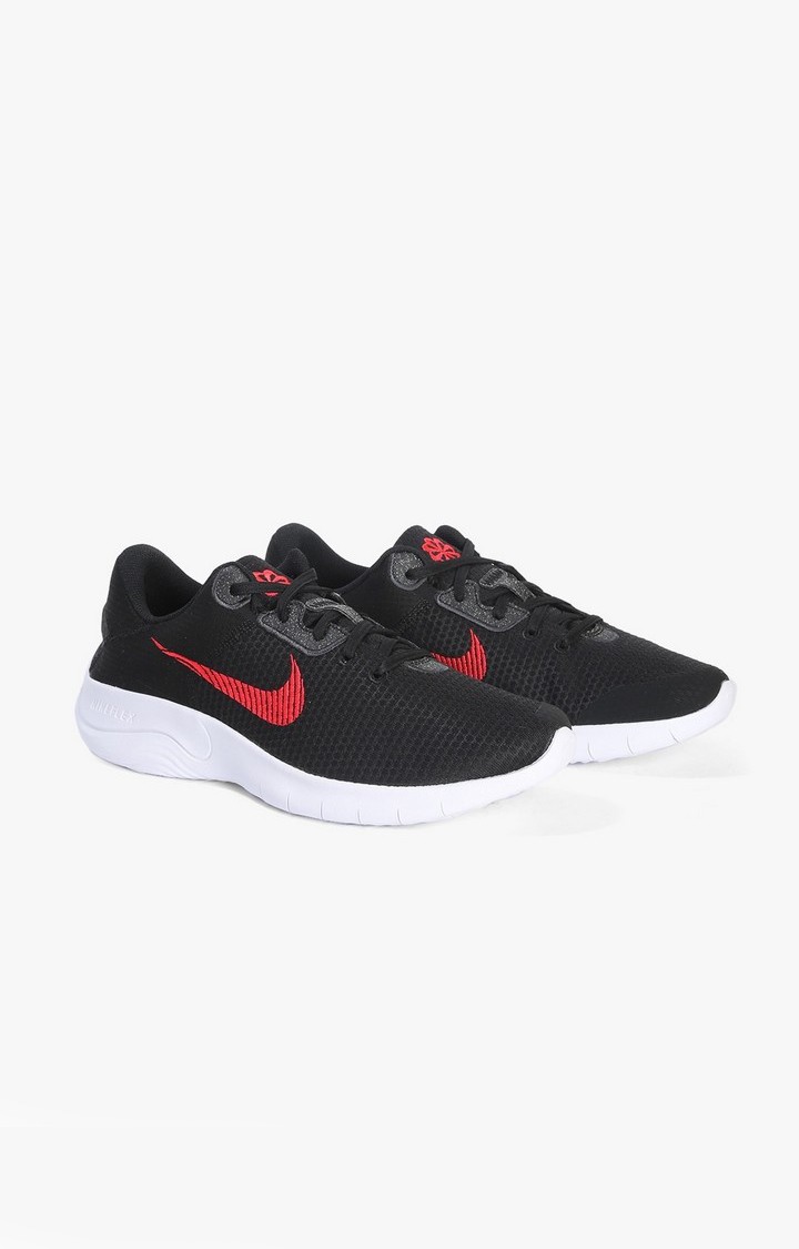 Nike red and black running shoes outlet