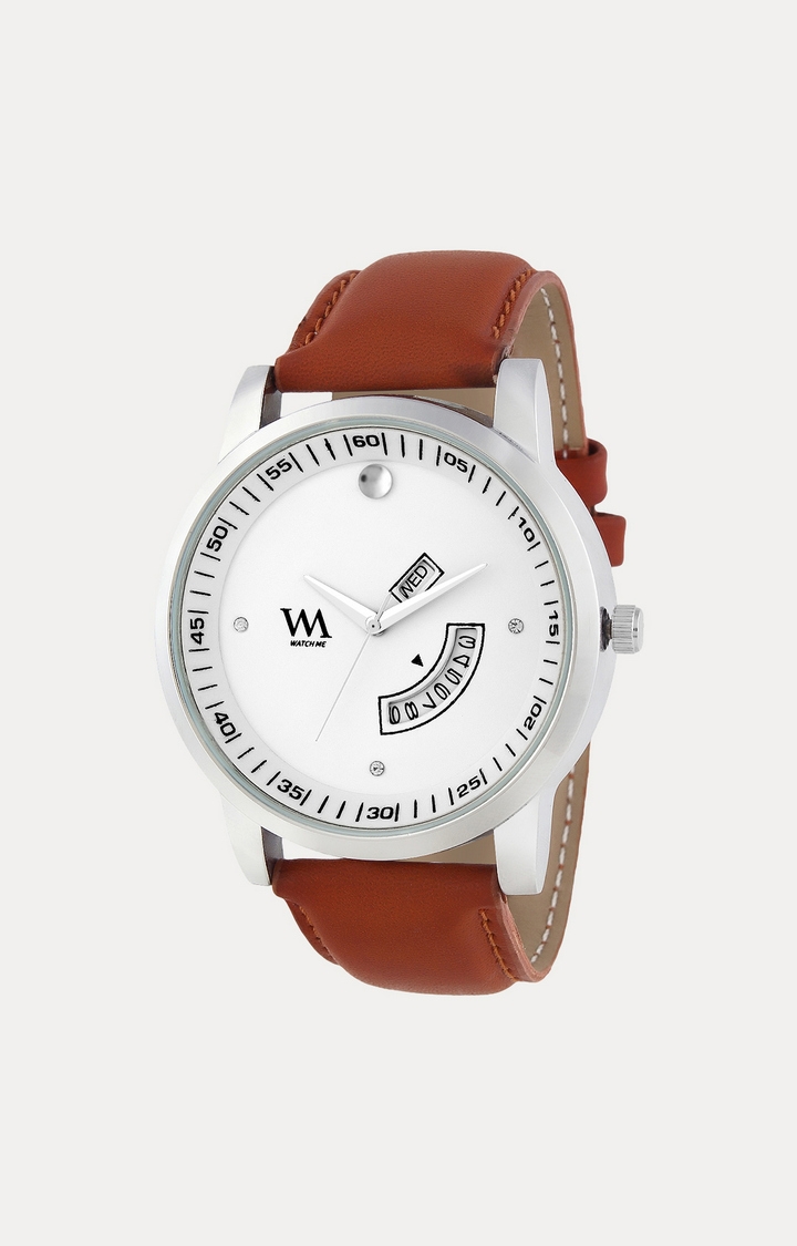 Watch Me | Watch Me Brown Analog Watch For Men 0