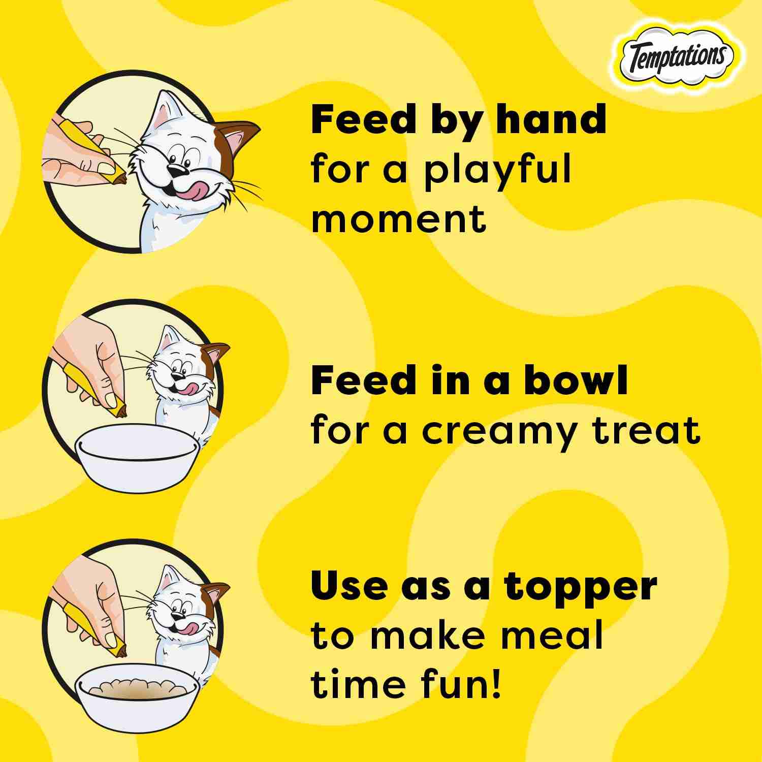 Temptations Creamy Purrrree Salmon & Cheese Cat Treats, 240 g (20 x 12gm)