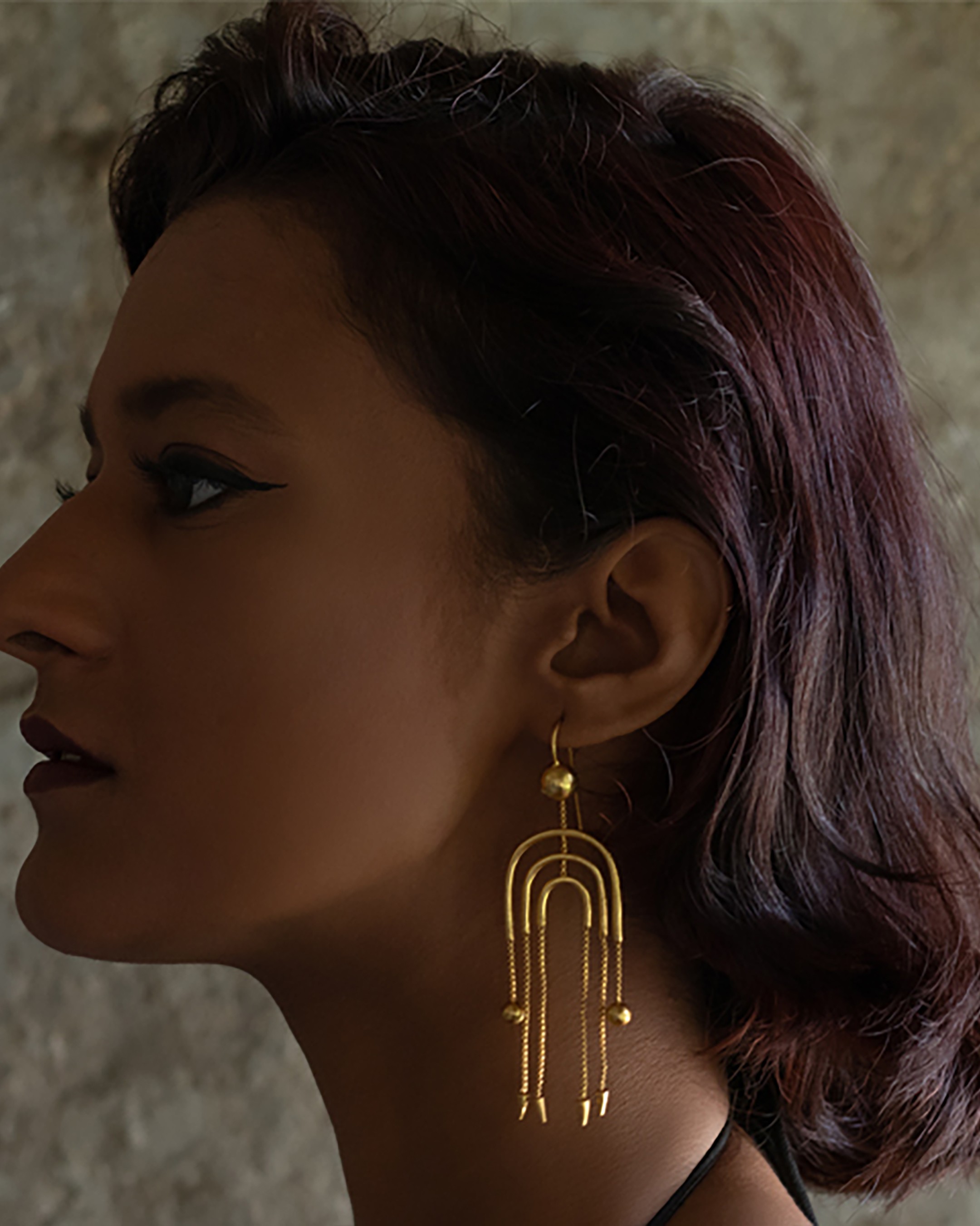 Deco Flapper Earring