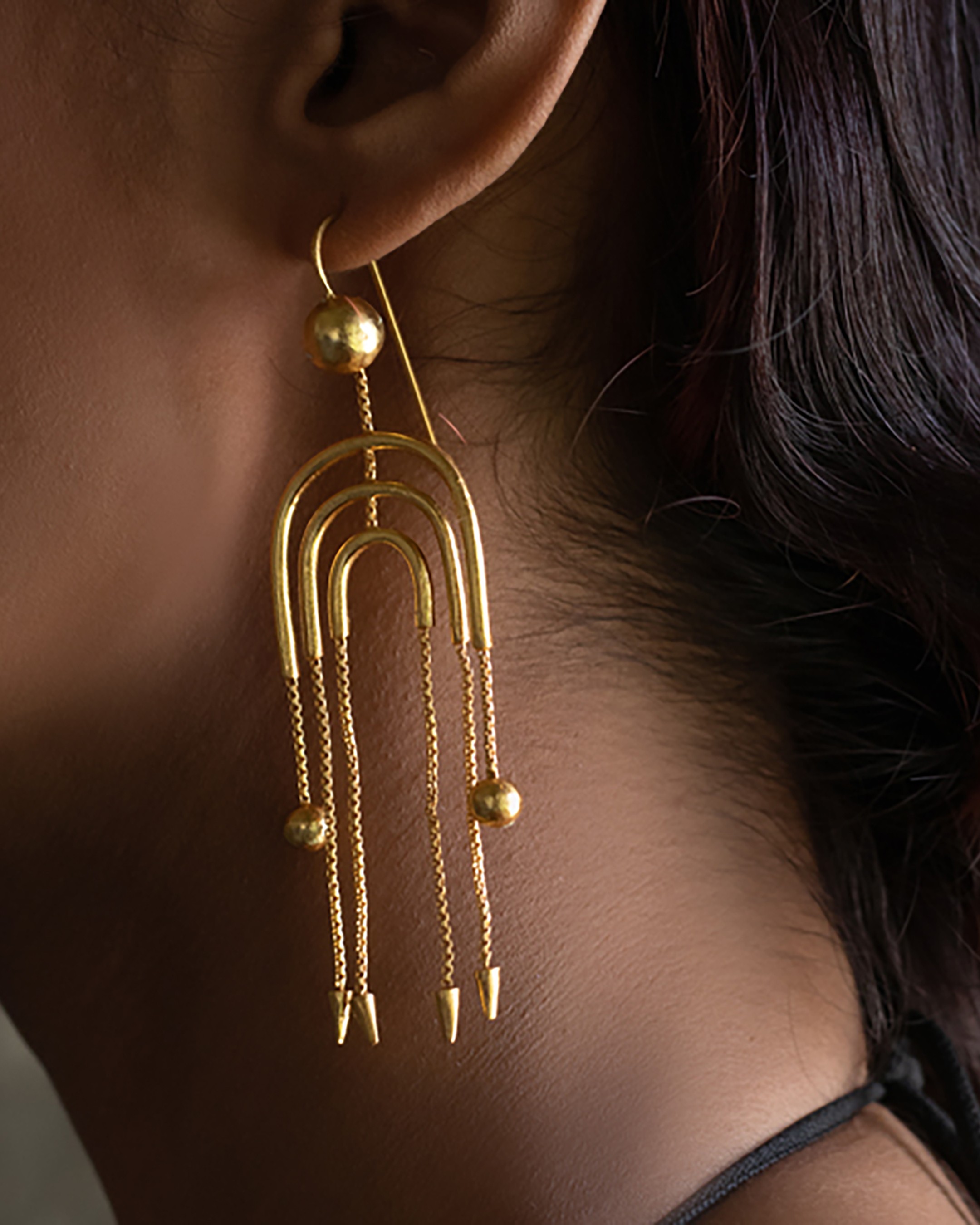 Deco Flapper Earring