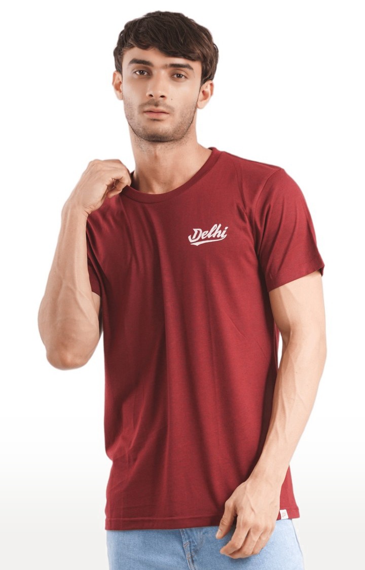 Unisex Delhi is F***ING DOPE Tri-Blend T-Shirt in Wine