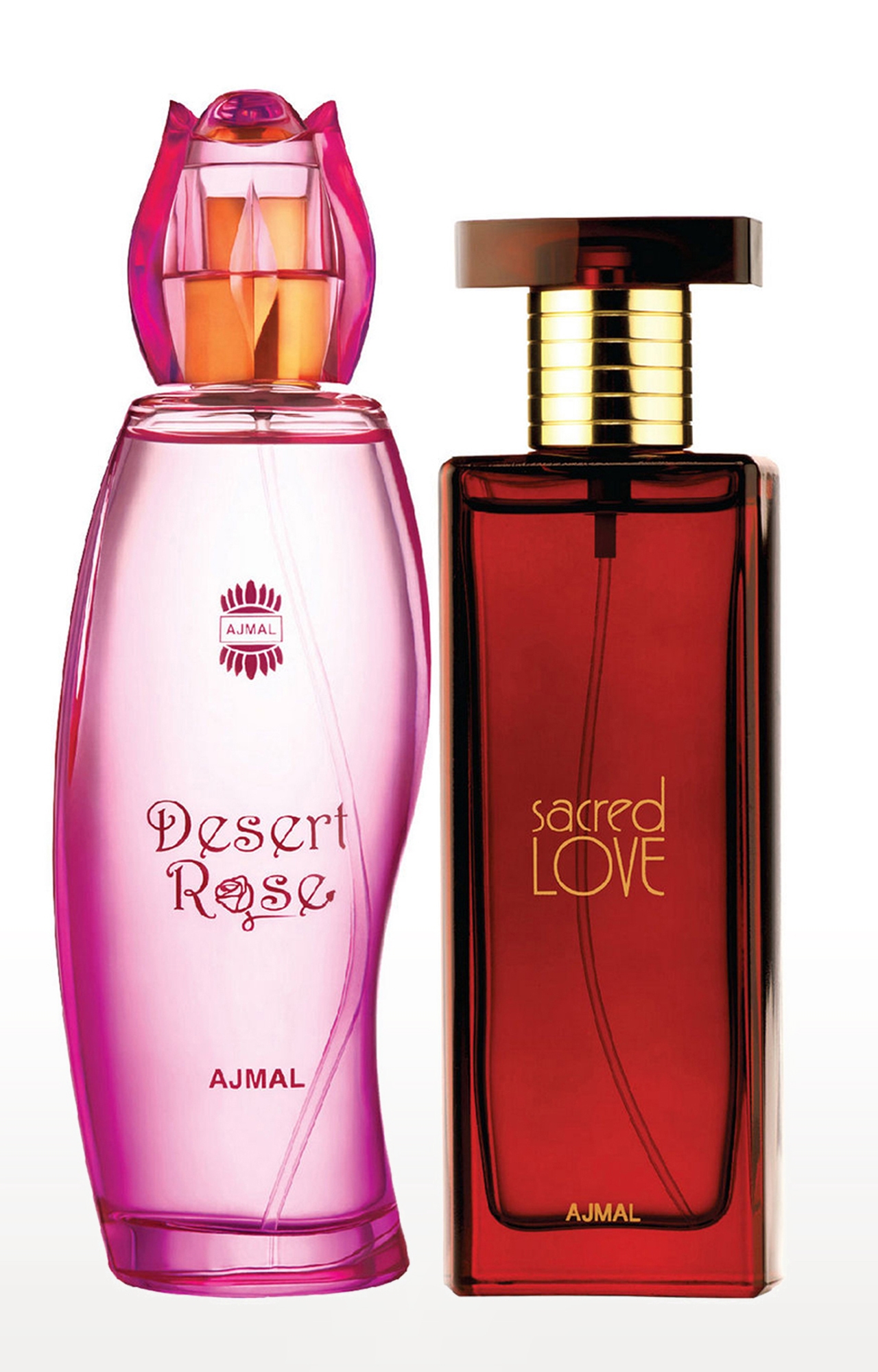 Ajmal | Ajmal Desert Rose EDP Oriental Perfume 100ml for Women and Sacred Love EDP Musky Perfume 50ml for Women 0