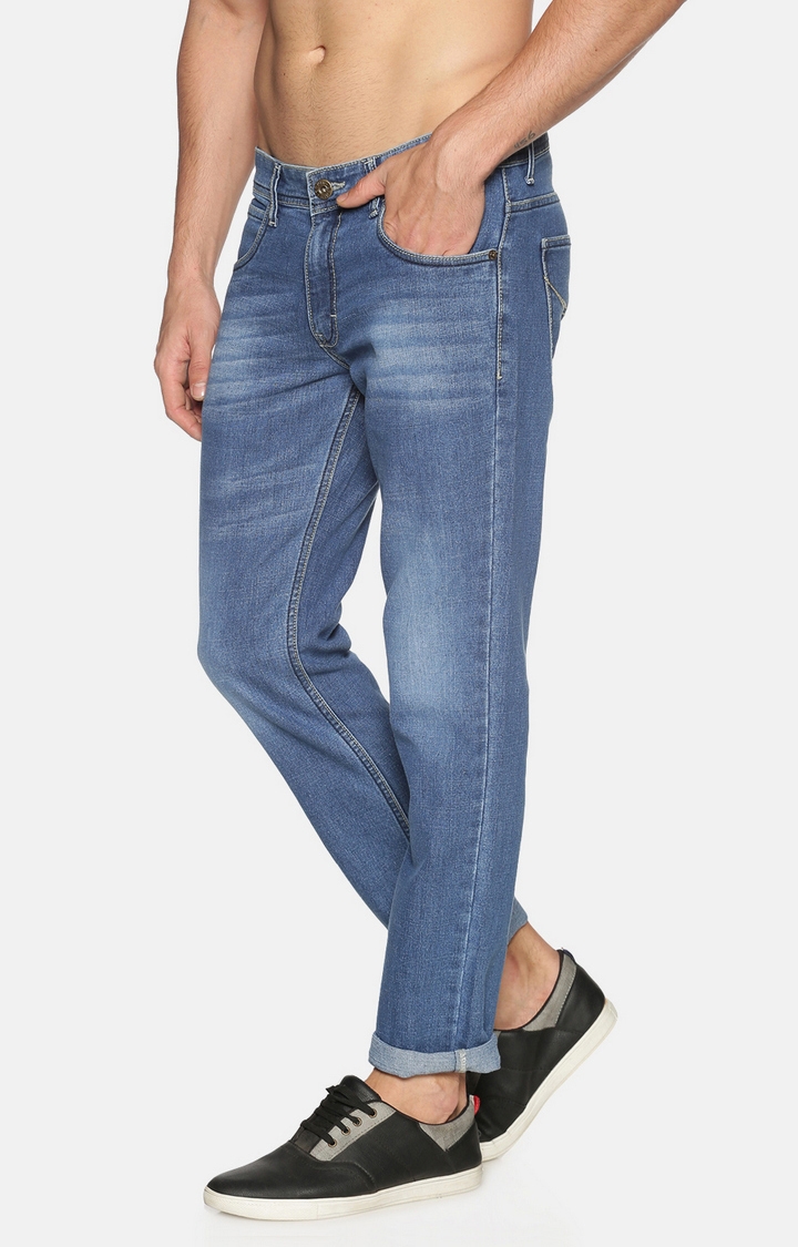 Chennis | Chennis Mens Cotton Slim Fit Casual Indigo Jeans 2