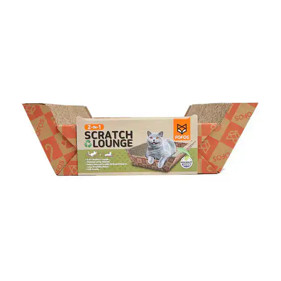 Barkbutler Fofos 2 In 1 Cat Scratche Lounge