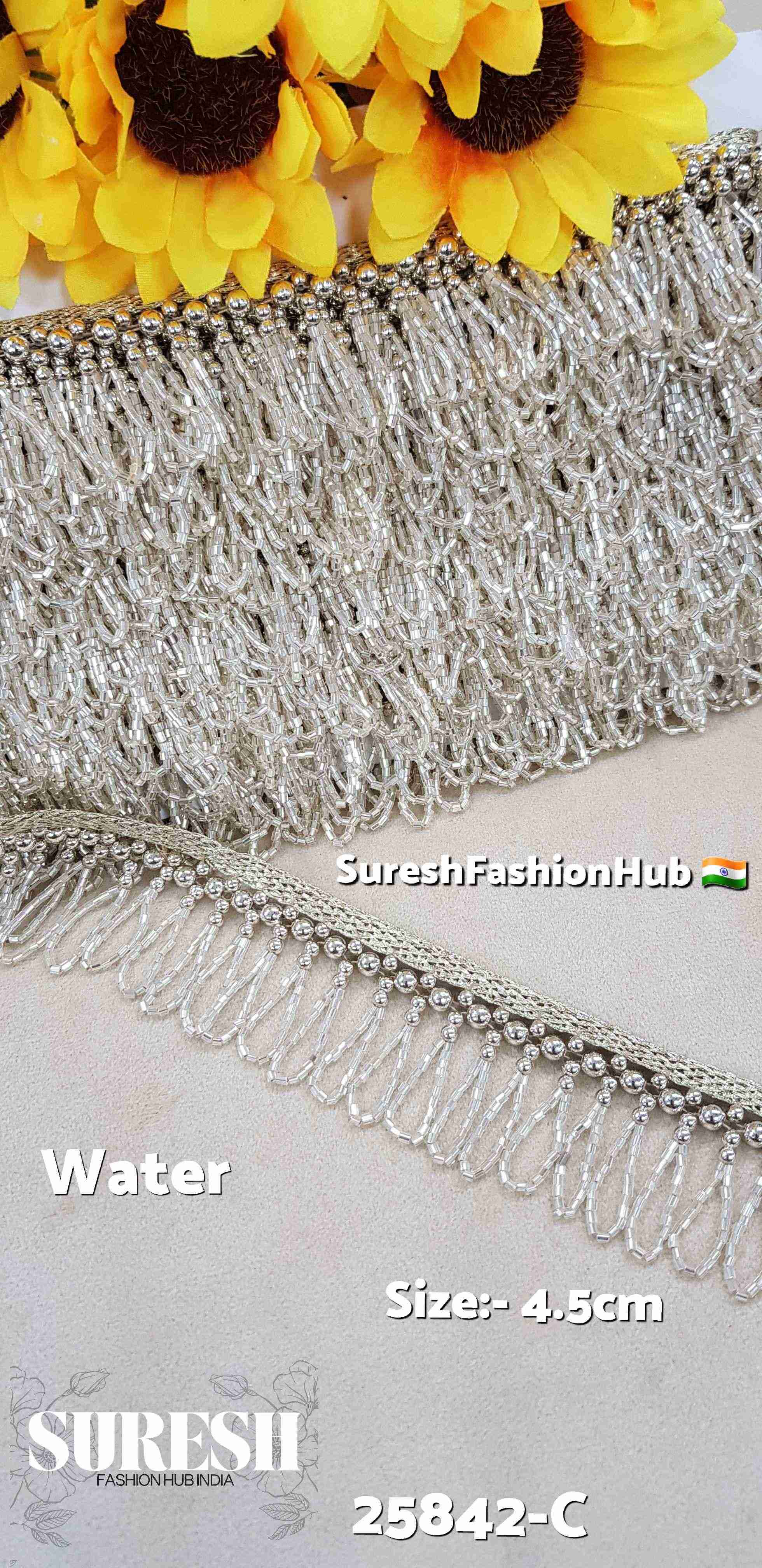 Water Hanging Scalloped Lace