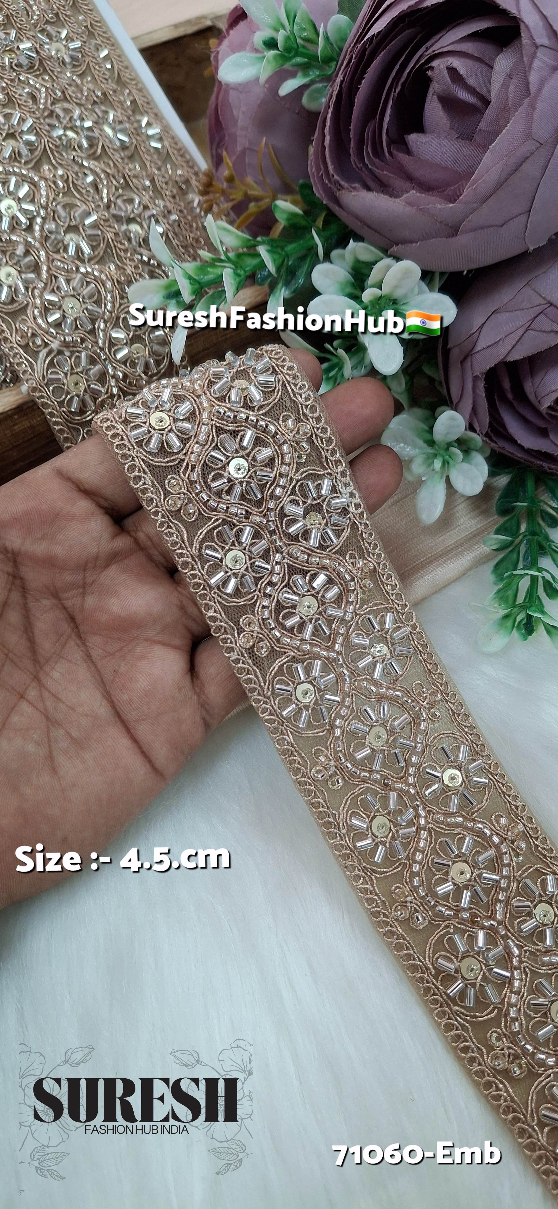 Rose Floral Embroidery Lace