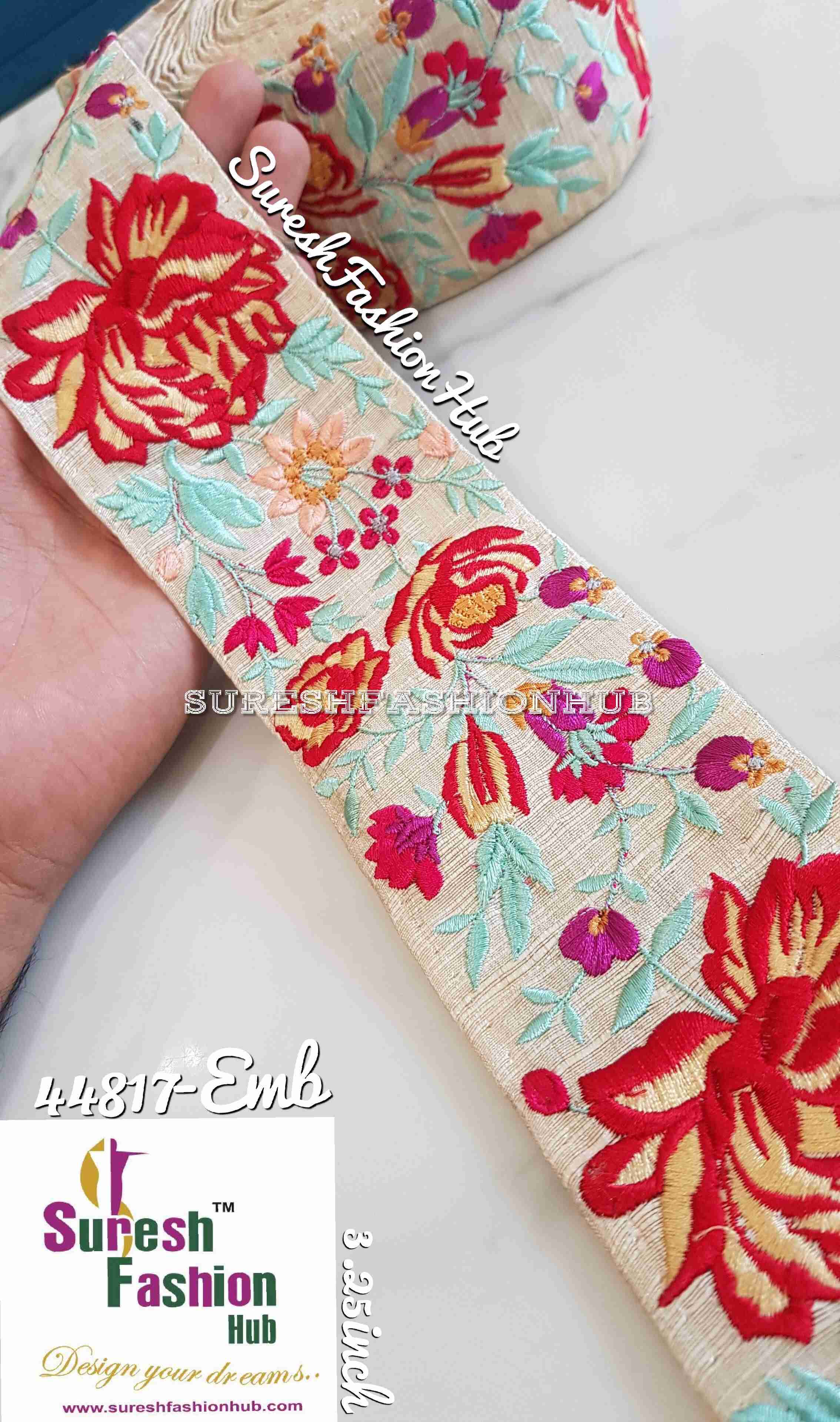 Indian Laces Embellishments Embroidery Saree Border Wholesale Silk Crafting Sewing Decorative Designer Ribbons #Blackborder #Fancylaces #Decorativetrims #Embroideredborder #Sewingtrims #テープ #minne #lndianlaces #Sareeborder #アニー都城 #pasamanerías #pasamaneriasbordadas #Embellishments #可愛いマスク #Embroiderytrimmings #アクセサリー