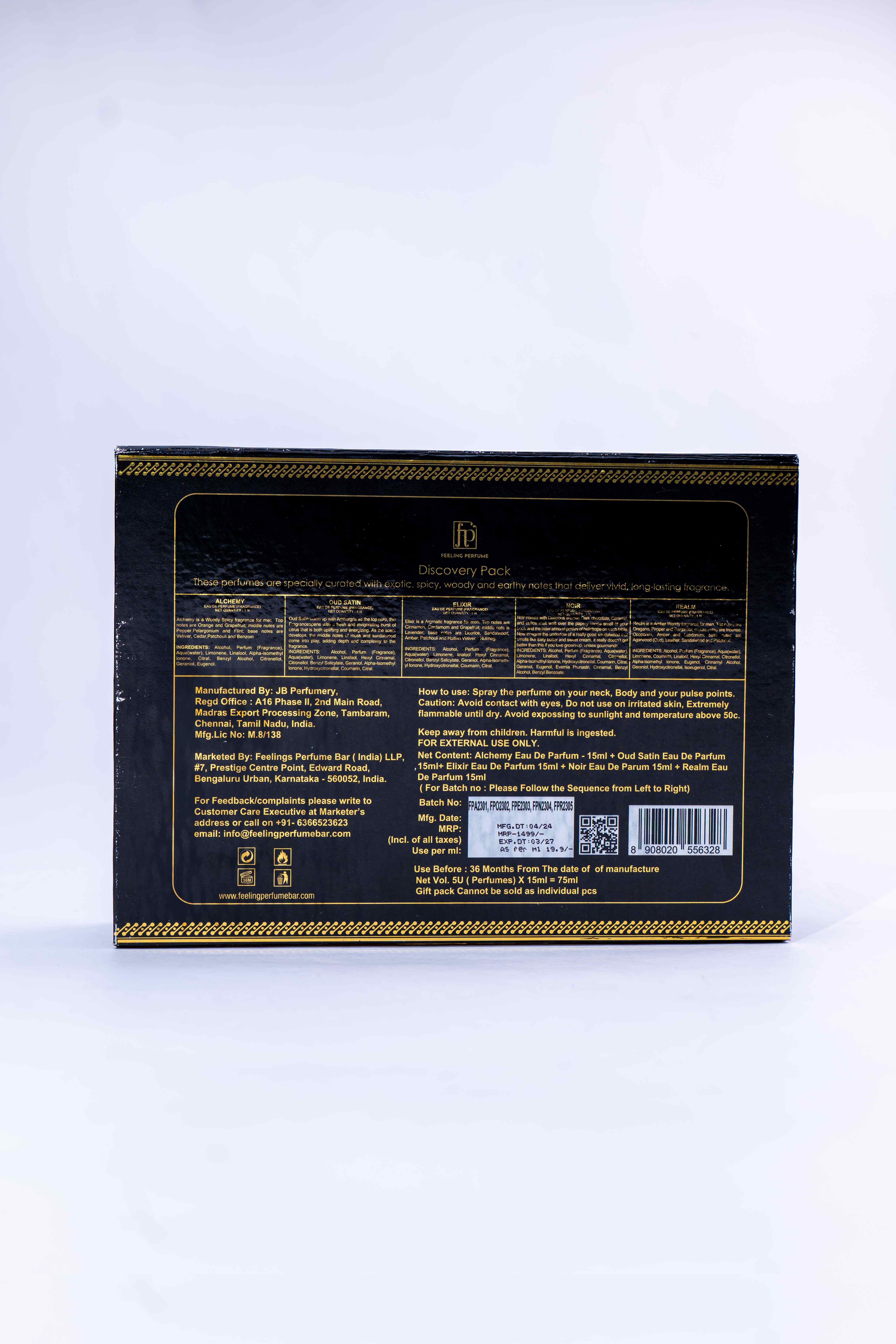 Discovery Pack 15ML Eau De Parfum (Pack of 5)