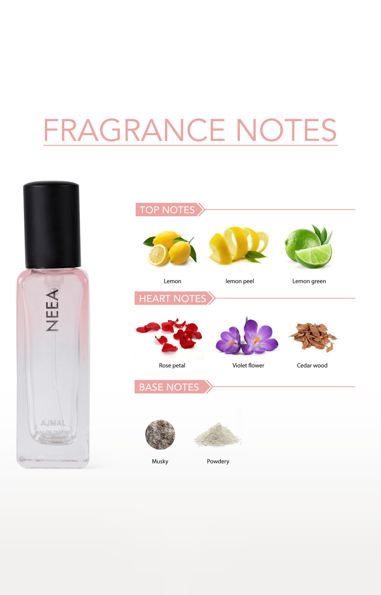 Ajmal Discovery Set of 5 Eau De Parfum 20ml each of Yearn, Prose, Ascend, Neea and Aretha.