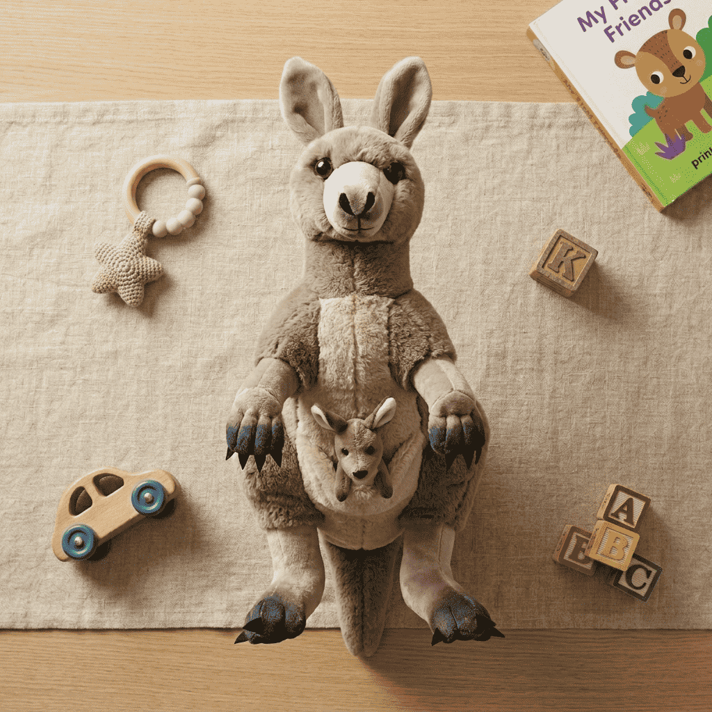 Wild Republic Artist Collection, Kangaroo Animal Soft Toy, 15 Inches