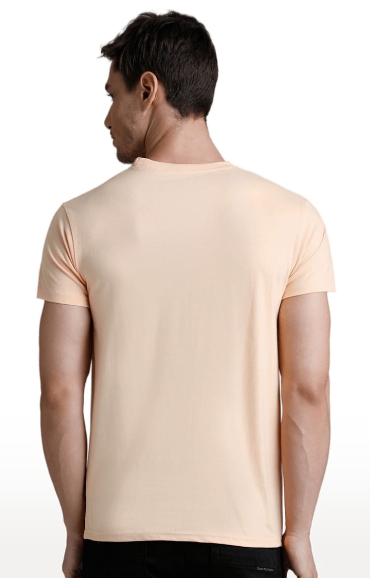 Dillinger | Men's Orange Striped Regular T-Shirts 3