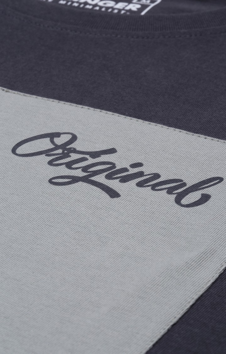 Dillinger | Men's Grey Cotton Printed Regular T-Shirt 4