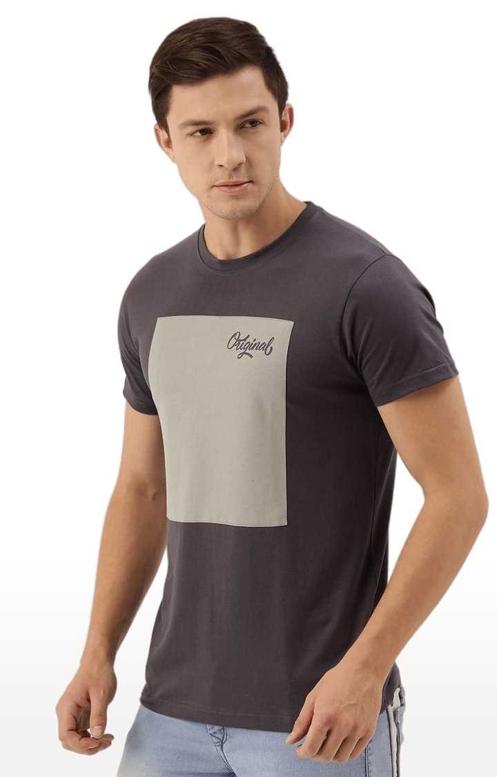 Dillinger | Men's Grey Cotton Printed Regular T-Shirt 2