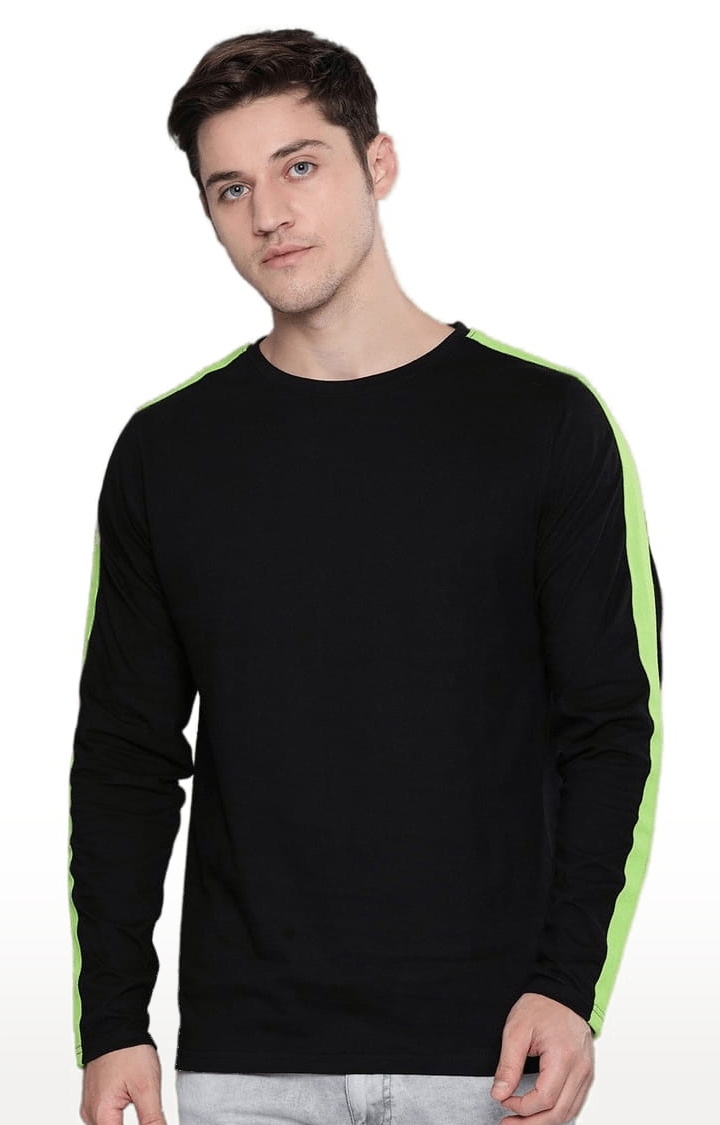 Dillinger | Men's Black Cotton Solid Regular T-Shirt 0