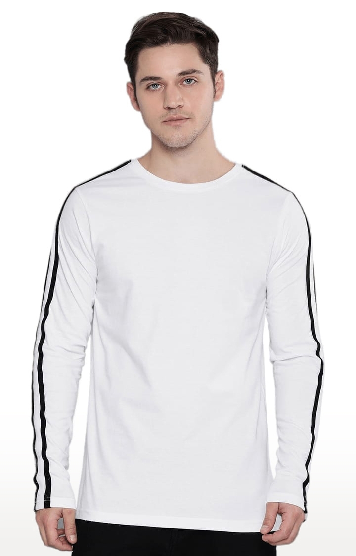 Dillinger | Men's White Solid Regular T-Shirts 0
