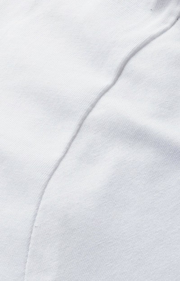 Dillinger | Men's White Solid Regular T-Shirts 4