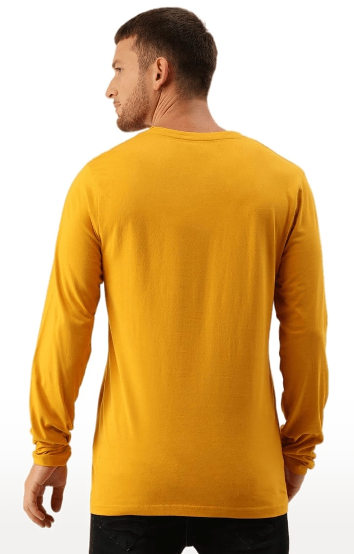 Dillinger | Men's Yellow Colourblock Regular T-Shirts 2