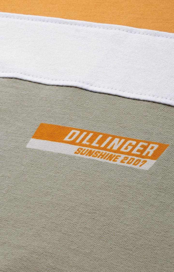Men's Multicolour Cotton Colourblock Regular T-Shirt