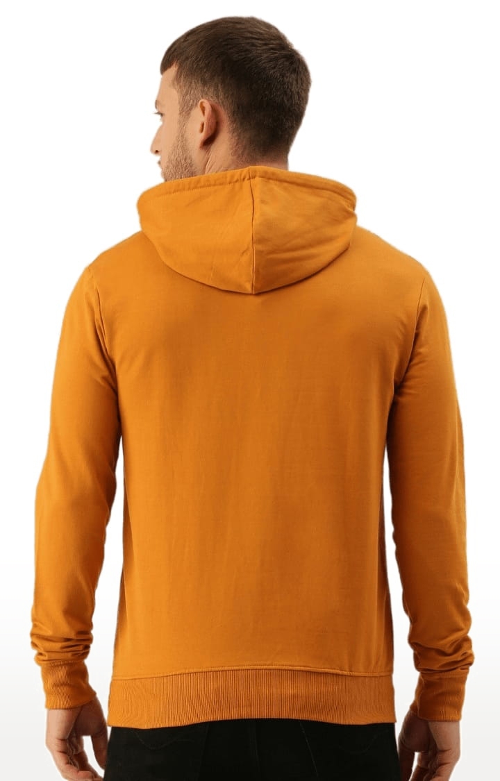 Dillinger | Men's Orange Solid Hoodies 2