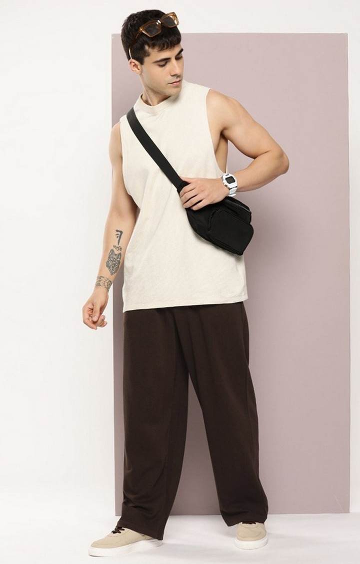 Men's Light weight Baggy Knitted Korean Pants