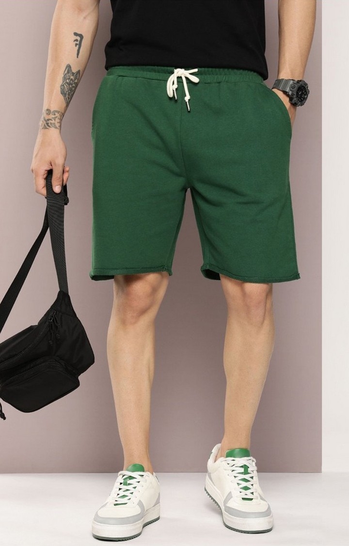 Dillinger Green Solid shorts